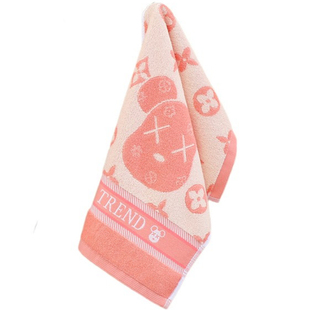 四条装儿童毛巾纯棉柔软吸水不掉毛男女宝宝家用全棉洗脸卡通面巾