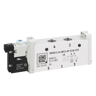 FESTO气动电磁阀VUVG-L14-M52-AT-G18-1H2L-W1-CS原装正品 576256