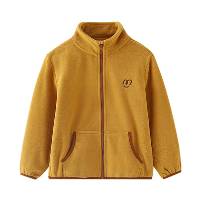 meetingjoy男童保暖摇粒绒外套