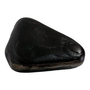 崂山试金湾纯天然试金石墨玉202克把件典当行专用试金工具19-2