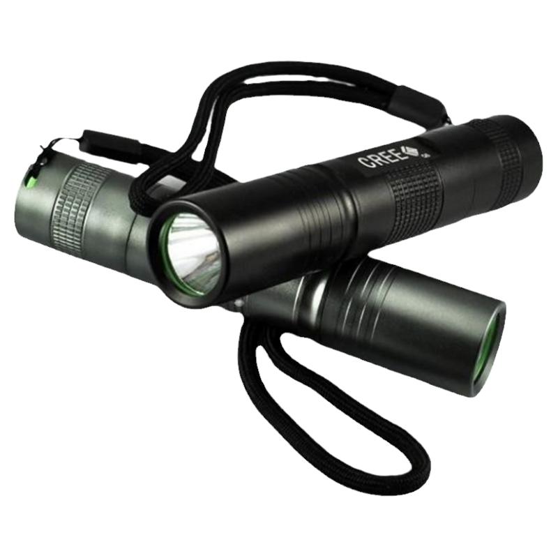 LED袖珍远射王18650强光手电筒