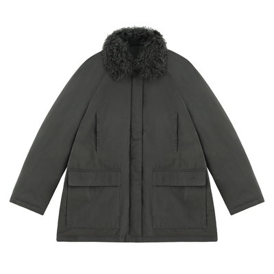 中长款廓形显瘦派克羽绒服