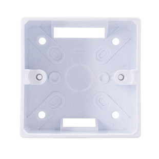 86型明盒加深阻燃明装底盒插座开关线盒通用底座黑白金灰多色