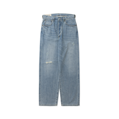 105 JEANS CRUSH 浅蓝重水洗105牛仔裤