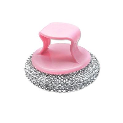 清洁球不伤钢丝球带家用长柄刷子