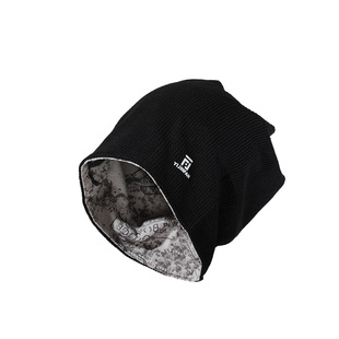 大头围冷帽堆堆帽秋季薄款包头帽光头帽防风睡帽宽松大码帽子女款