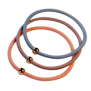 2025简约高弹耐用发绳简约学生扎高马尾皮筋环保无异味皮套头绳