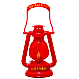 新款电池船灯子孙长明乔迁入伙宅引路马灯新婚红色迎亲煤油风桅灯