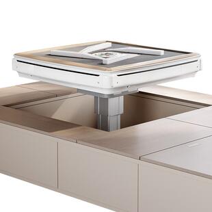 如喜榻榻米电动升降迷你麻将机全自动家用低音过山车上牌麻将桌