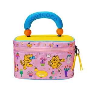 uodycoco原创日常洗漱包旅行收纳包可爱卡通便携水桶包化妆包轻便