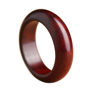 印度小叶紫檀扳指男高油高密带金星檀香木戒指无名指尾戒木质指环