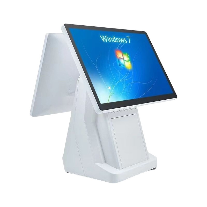 吉锐达收银机商用双屏可触屏餐饮店奶茶咖啡店点餐机一体机收银机