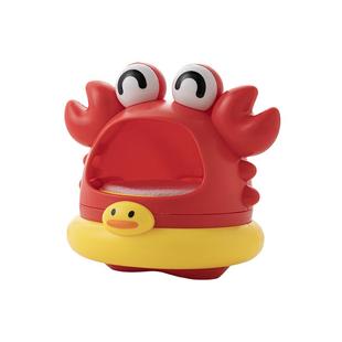 宝宝洗澡玩具婴儿戏水神器室内吐泡泡螃蟹儿童鲨鱼吹泡沫制造机男