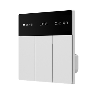 linptech领普E5智能开关mesh2.0屏幕远程控制面板双已接入米家APP