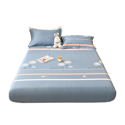 全棉磨毛床笠单件秋冬加厚床罩