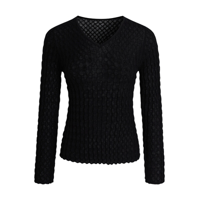 GOOBGS/谷邦V领针织衫