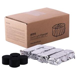 速燃炭木炭烧烤专用炭块无烟易燃果木引火炭高温围炉煮茶家用户外