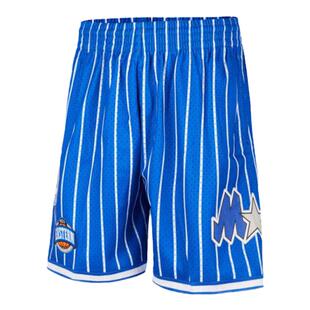 Mitchell&Ness短裤魔术队复古条纹潮流BigFace3.0运动短裤男MN