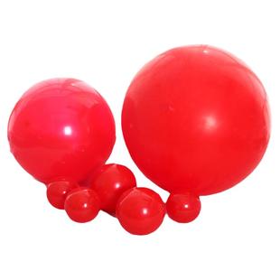 圣诞10寸18寸36寸中国红色大气球拱门开业婚礼装饰场景布置汽批发