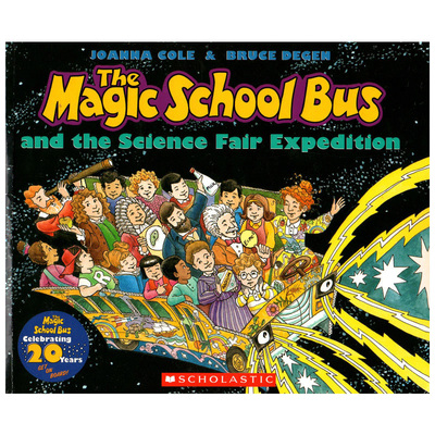 英文原版The Magic School Bus and the Science Fair Expedition神奇校车系列:科学探险学乐英语儿童分级读物科普正版进口