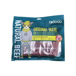 爱多多牛肉培根狗狗零食细卷切片肉干磨牙洁齿营养宠物训练奖励