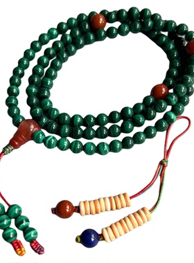 孔雀石实物拍摄现货编织天然全新