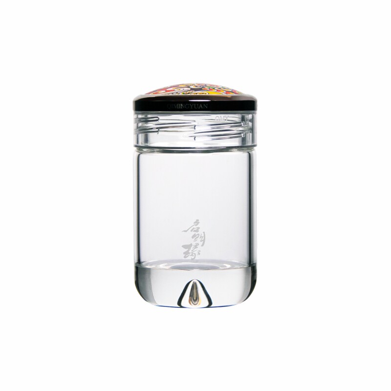 启明缘玻璃杯单层加厚高档泡茶杯