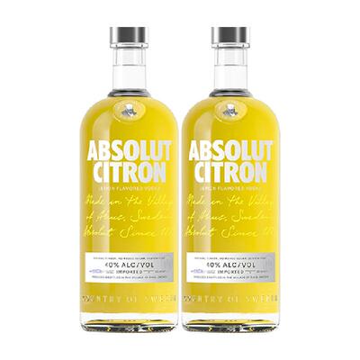 绝对伏特加柠檬味1.4L×1套