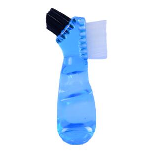 义齿刷假牙刷隐形牙套保持器刷小巧存放便携带配合假牙清洁片使用