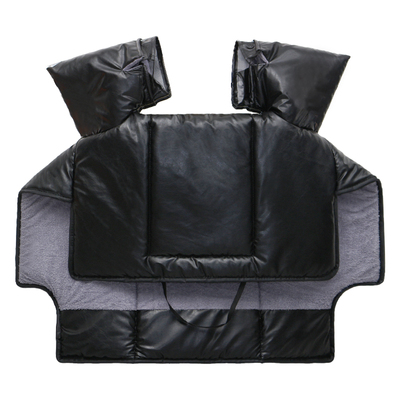 加绒加厚黑色男女电动车挡风被