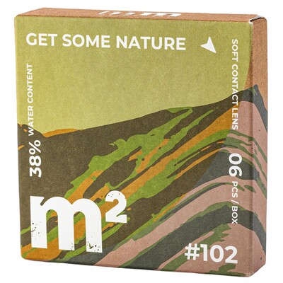 MM日抛美瞳6片装彩色隐形眼镜整点自然大小直径男女官方正品旗舰