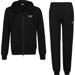 [保税仓]Armani阿玛尼EA7男士秋季全棉连帽卫衣外套休闲运动套装