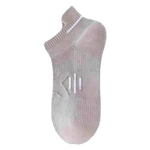 男士防臭袜子春夏薄款吸汗透气运动袜低帮浅口短筒网眼白色跑步袜
