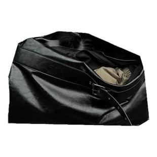 NIN时髦复古单肩斜挎大容量慵懒风软皮托特暗黑系原宿男女休闲潮