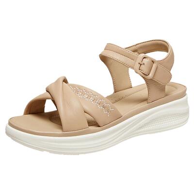 TATA他她女鞋2026夏季新款外穿百搭时尚沙滩鞋休闲鞋凉鞋CMM02BL6