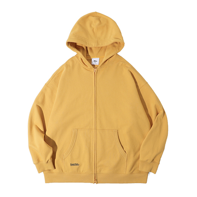 Restick日系连帽拉链开衫卫衣