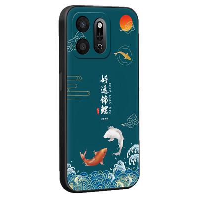 皑晨适用于荣耀play9t复古民族风huawei新款手机壳honorplay9t软硅胶alt-an00文字好寓意6.77寸保护套honor防