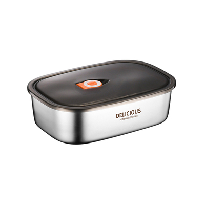 不锈钢保温饭盒上班族微波炉加热专用轻便大容量带饭分格便当餐盒