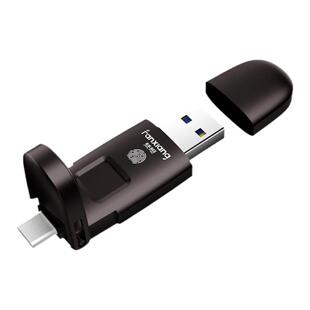 梵想指纹加密U盘高速固态手机电脑两用移动优盘1t大容量扩容FP651