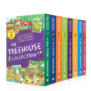 小屁孩树屋疯狂树屋历险记9册 The Storey Treehouse 9-Book Slipcase儿童英语桥梁章节书英文原版进口书