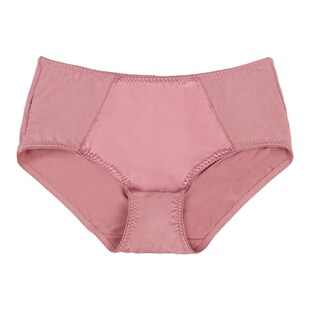 D70|KKay内裤女光面三角裤舒适透气中腰提臀打底裤薄|纸醉金迷粉