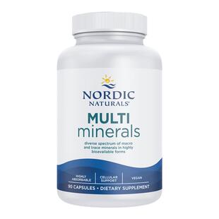 Nordic Naturals矿物质微量元素钙铁锌硒碘镁铜锰铬钼钾硼钒90粒