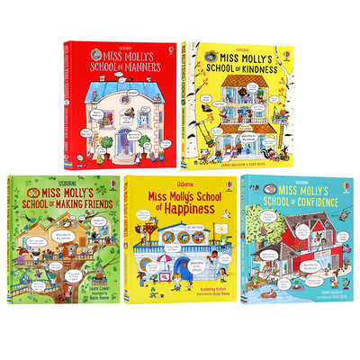 莫莉女士的情绪情商学校英文绘本