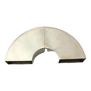 优质国标304不锈钢方管弯头90度弯楼梯扶手焊接管201排气管件接头