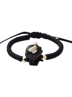 隐山檀木手工生肖龙手链情侣礼物