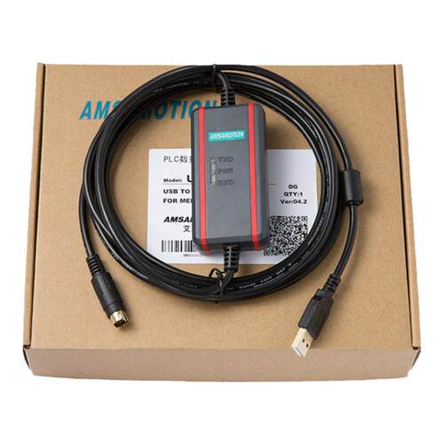 适用于三菱plc下载线适用FXFX/1N/1S/2N/3U3S系列编程usb-SC09-FX