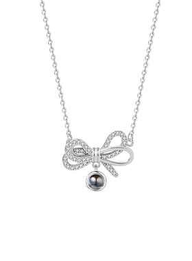 925纯银投影照片免费刻字