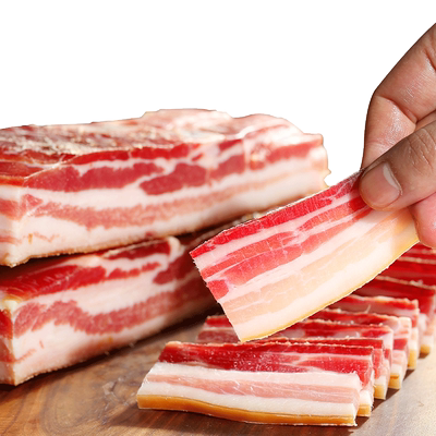 安微刀板香咸肉五花肉风干肉腌笃鲜南风腩丰徵州特产跑山土猪