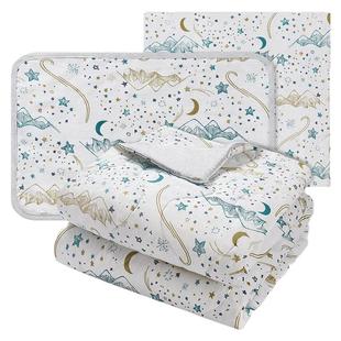 Nest Designs婴儿竹棉盖被儿童盖毯秋冬被子六件套幼儿园三件套