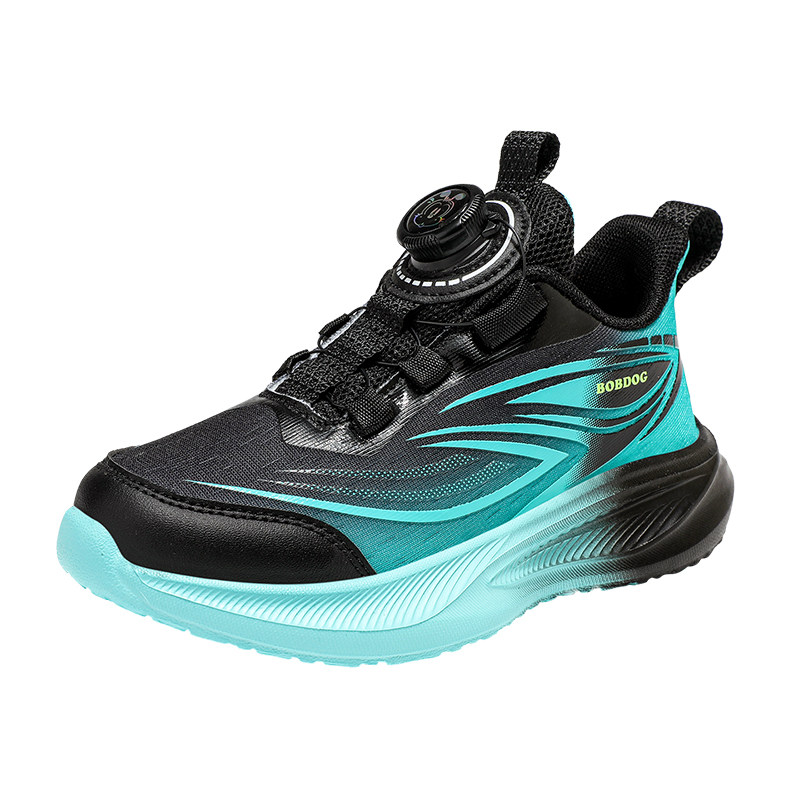 巴布豆男童户外网面透气跑步鞋